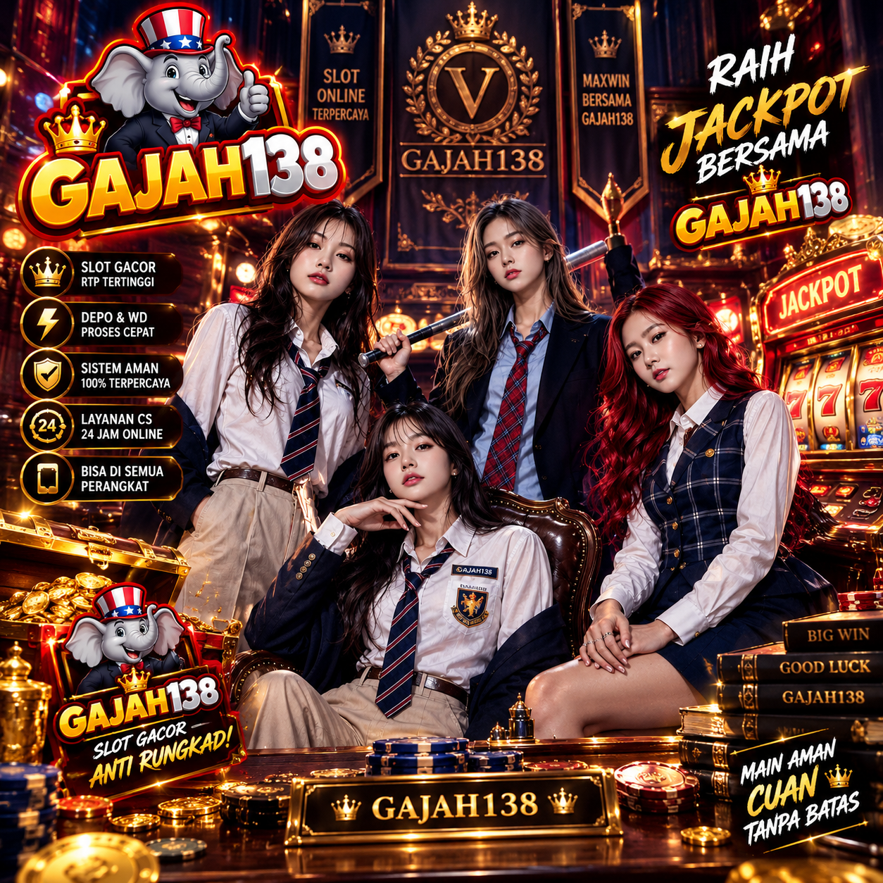 GAJAH138 : Menjelajahi Slot QRIS dengan Transaksi Mulai Rp10 Ribu